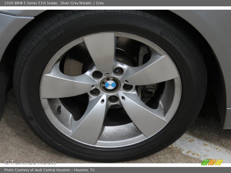 Silver Grey Metallic / Grey 2006 BMW 5 Series 530i Sedan