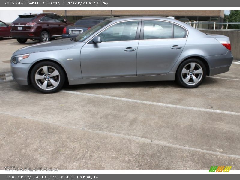 Silver Grey Metallic / Grey 2006 BMW 5 Series 530i Sedan