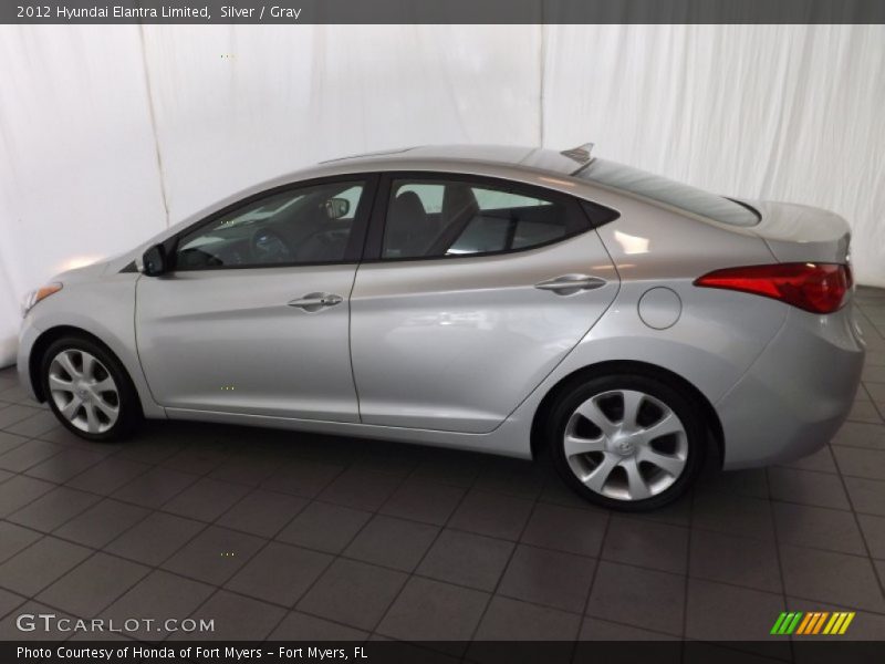 Silver / Gray 2012 Hyundai Elantra Limited