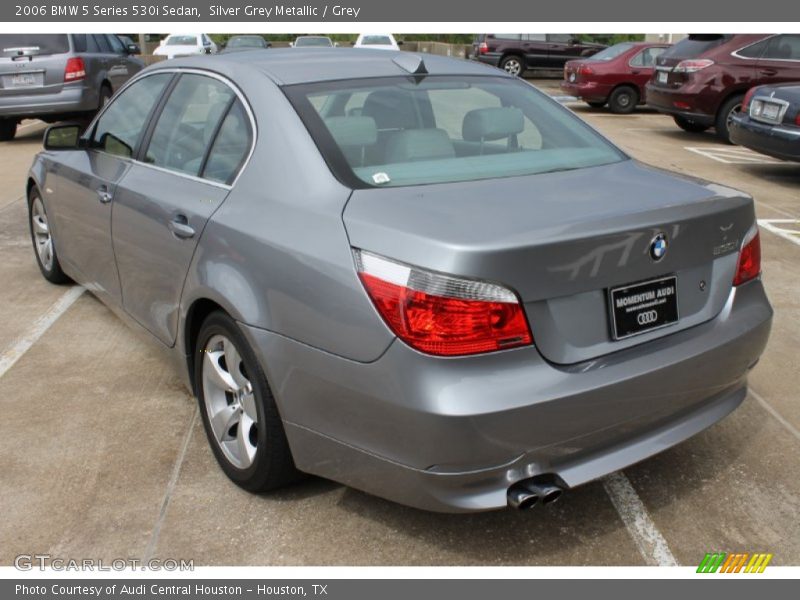 Silver Grey Metallic / Grey 2006 BMW 5 Series 530i Sedan