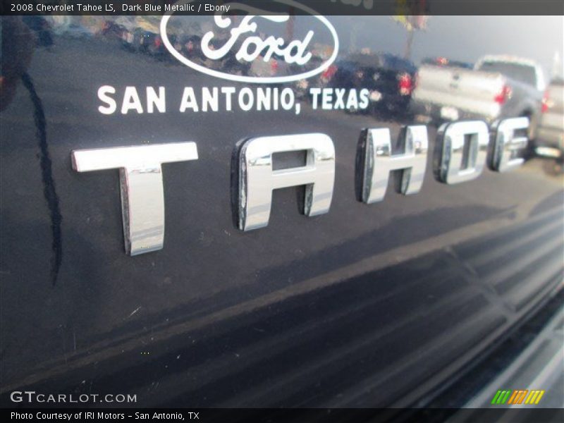 Dark Blue Metallic / Ebony 2008 Chevrolet Tahoe LS