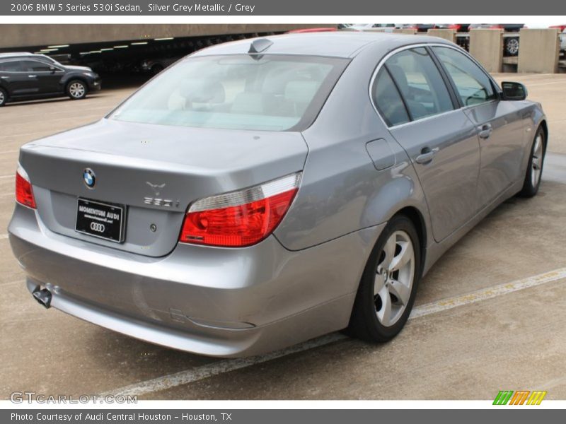 Silver Grey Metallic / Grey 2006 BMW 5 Series 530i Sedan