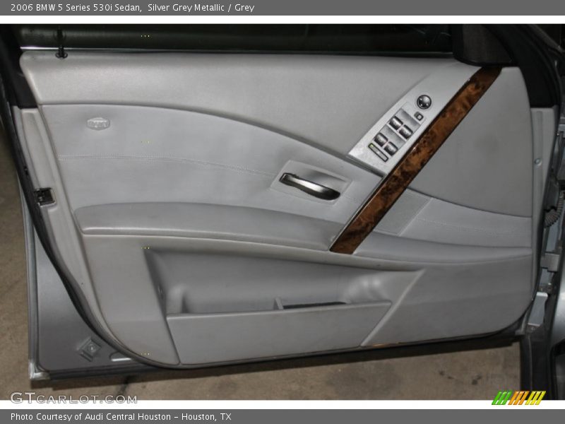 Silver Grey Metallic / Grey 2006 BMW 5 Series 530i Sedan