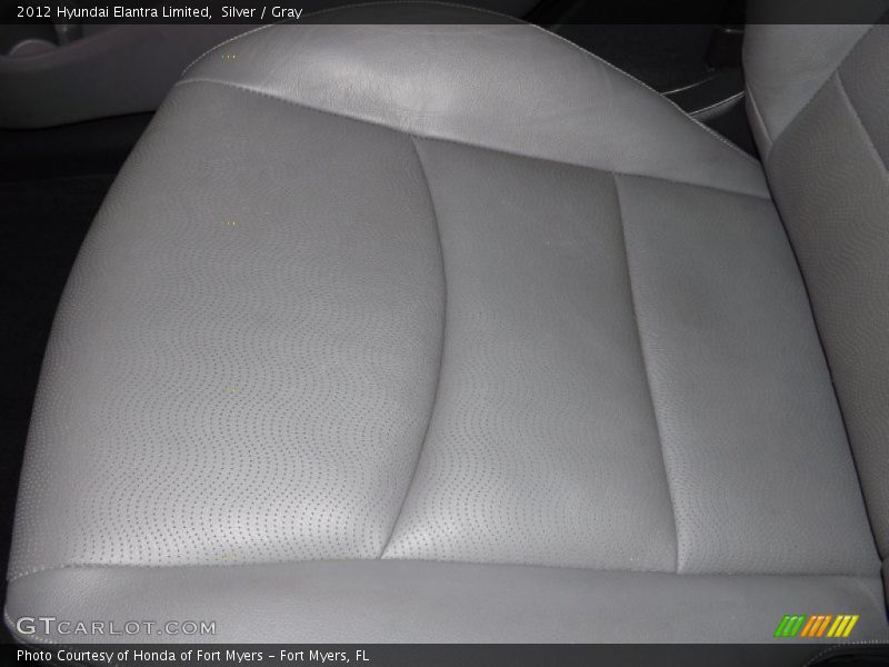 Silver / Gray 2012 Hyundai Elantra Limited