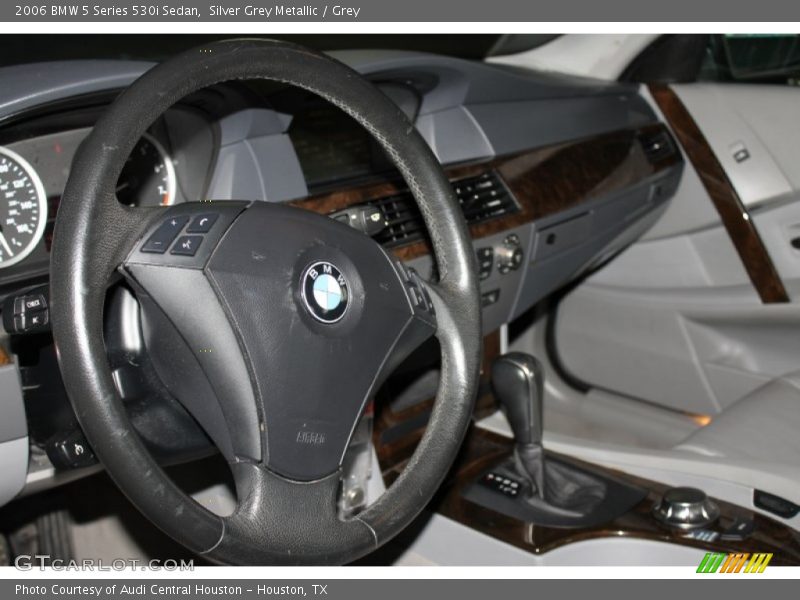 Silver Grey Metallic / Grey 2006 BMW 5 Series 530i Sedan