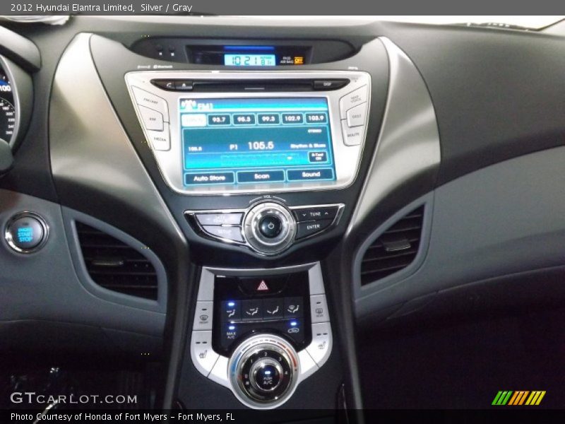 Silver / Gray 2012 Hyundai Elantra Limited