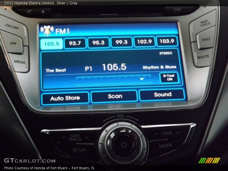 Silver / Gray 2012 Hyundai Elantra Limited