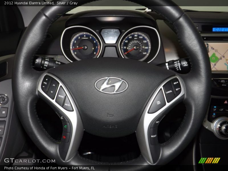Silver / Gray 2012 Hyundai Elantra Limited