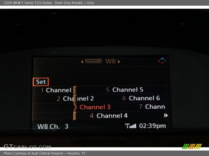 Silver Grey Metallic / Grey 2006 BMW 5 Series 530i Sedan
