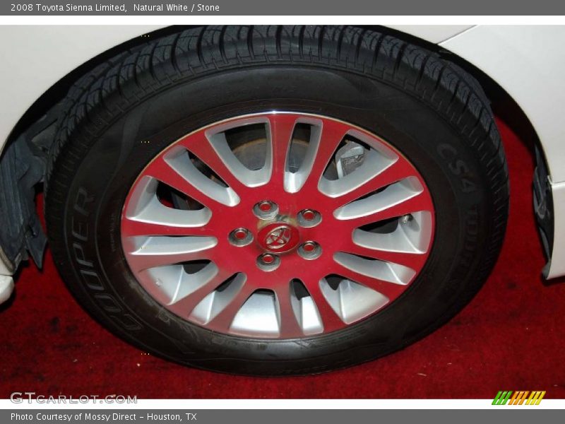 Natural White / Stone 2008 Toyota Sienna Limited