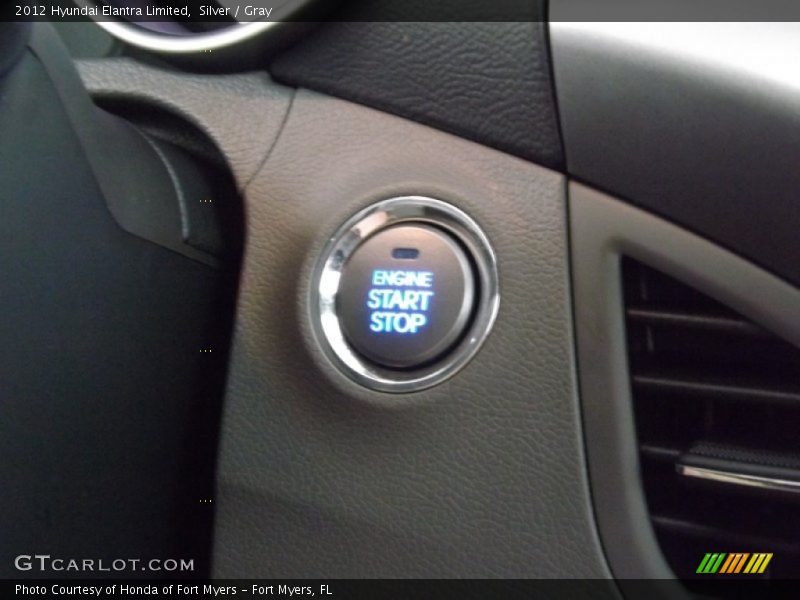 Silver / Gray 2012 Hyundai Elantra Limited