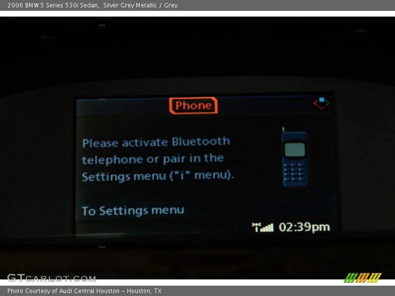 Silver Grey Metallic / Grey 2006 BMW 5 Series 530i Sedan