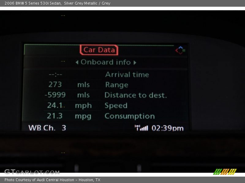 Silver Grey Metallic / Grey 2006 BMW 5 Series 530i Sedan