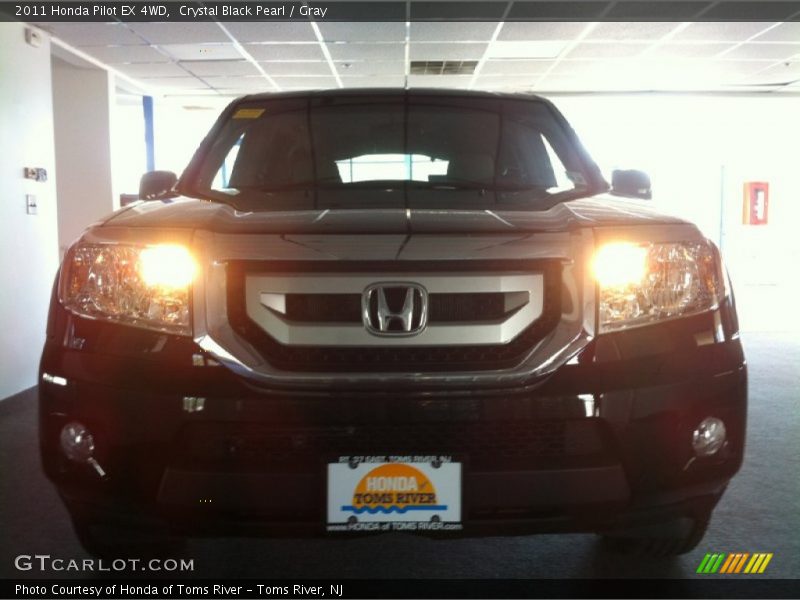 Crystal Black Pearl / Gray 2011 Honda Pilot EX 4WD