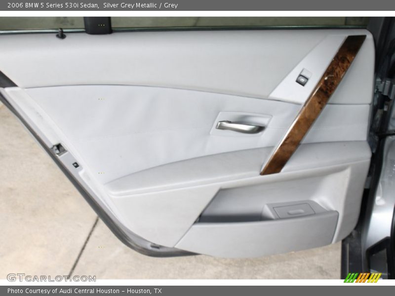 Silver Grey Metallic / Grey 2006 BMW 5 Series 530i Sedan