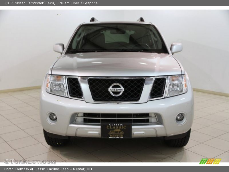 Brilliant Silver / Graphite 2012 Nissan Pathfinder S 4x4