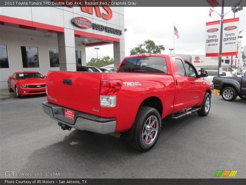 Radiant Red / Graphite Gray 2011 Toyota Tundra TRD Double Cab 4x4