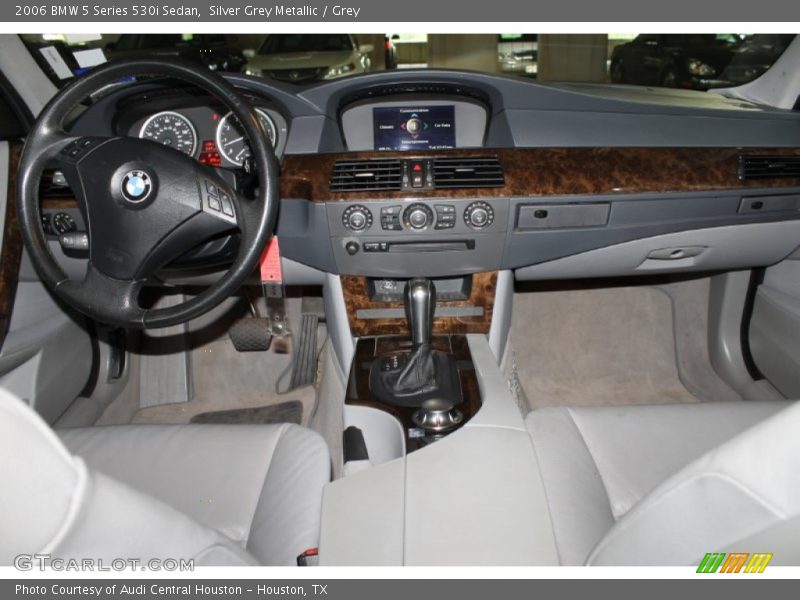 Silver Grey Metallic / Grey 2006 BMW 5 Series 530i Sedan