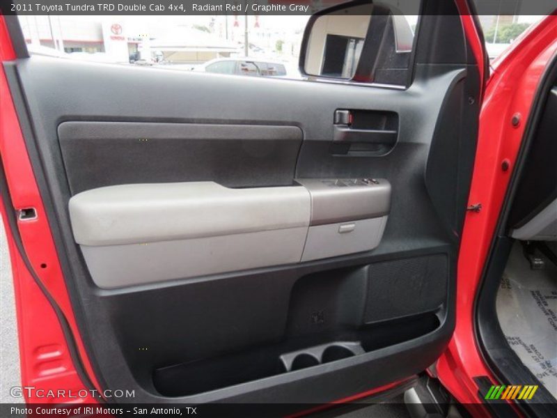 Radiant Red / Graphite Gray 2011 Toyota Tundra TRD Double Cab 4x4