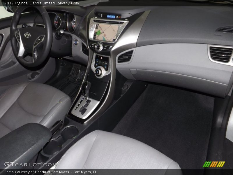 Silver / Gray 2012 Hyundai Elantra Limited