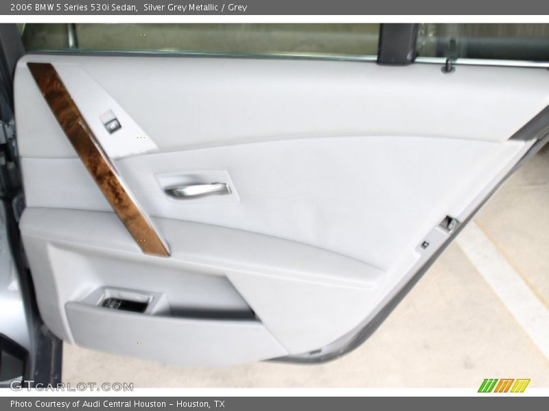 Silver Grey Metallic / Grey 2006 BMW 5 Series 530i Sedan