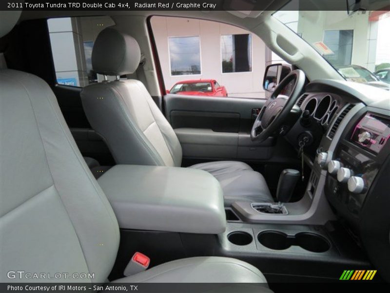Radiant Red / Graphite Gray 2011 Toyota Tundra TRD Double Cab 4x4