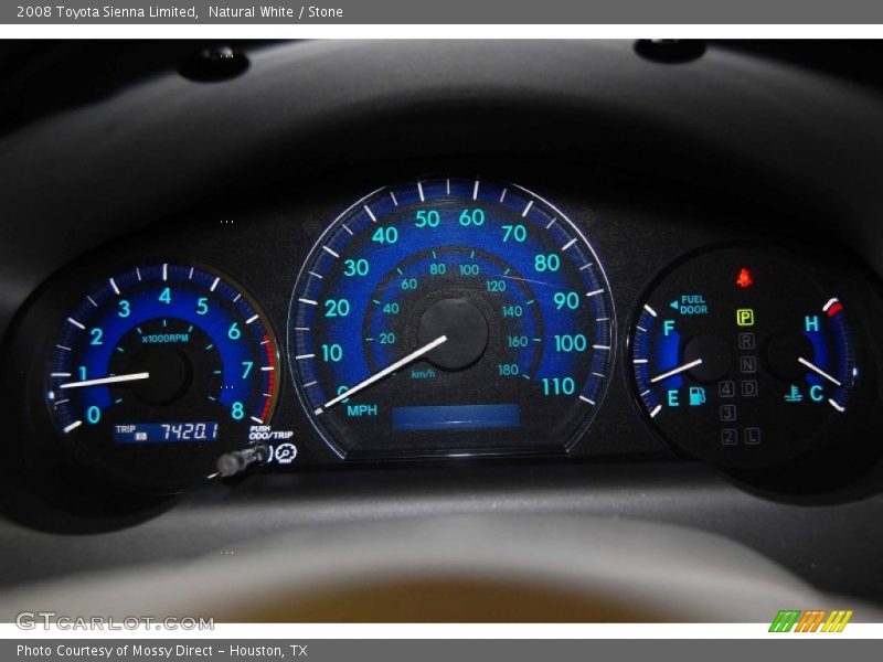 Natural White / Stone 2008 Toyota Sienna Limited