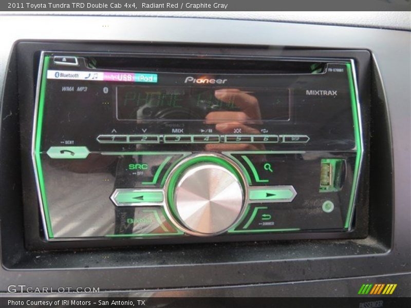 Radiant Red / Graphite Gray 2011 Toyota Tundra TRD Double Cab 4x4