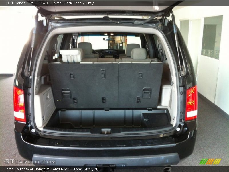 Crystal Black Pearl / Gray 2011 Honda Pilot EX 4WD