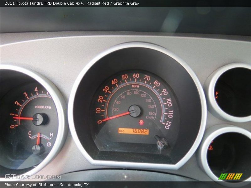 Radiant Red / Graphite Gray 2011 Toyota Tundra TRD Double Cab 4x4