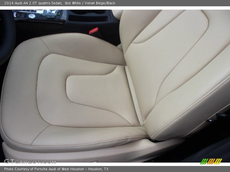 Ibis White / Velvet Beige/Black 2014 Audi A4 2.0T quattro Sedan