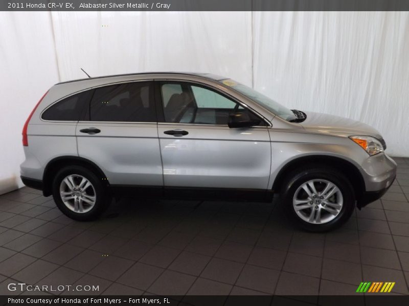 Alabaster Silver Metallic / Gray 2011 Honda CR-V EX