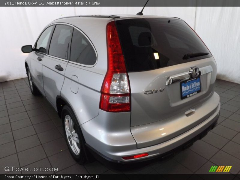 Alabaster Silver Metallic / Gray 2011 Honda CR-V EX