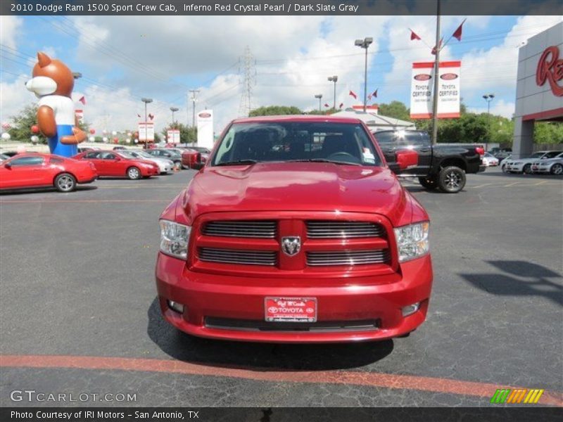 Inferno Red Crystal Pearl / Dark Slate Gray 2010 Dodge Ram 1500 Sport Crew Cab