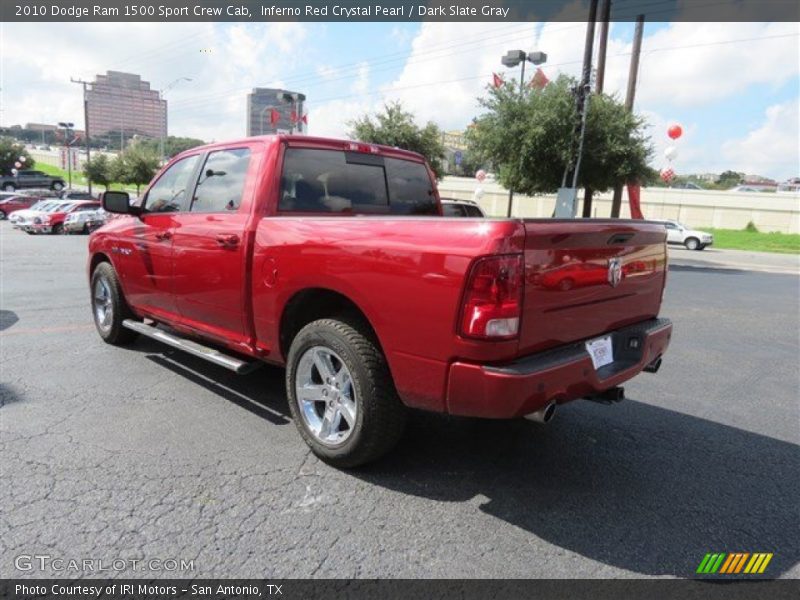 Inferno Red Crystal Pearl / Dark Slate Gray 2010 Dodge Ram 1500 Sport Crew Cab