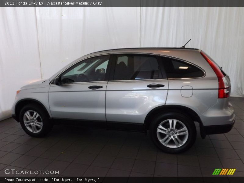 Alabaster Silver Metallic / Gray 2011 Honda CR-V EX