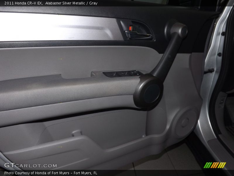 Alabaster Silver Metallic / Gray 2011 Honda CR-V EX