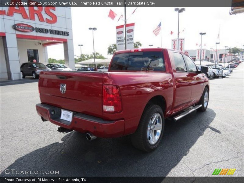 Inferno Red Crystal Pearl / Dark Slate Gray 2010 Dodge Ram 1500 Sport Crew Cab