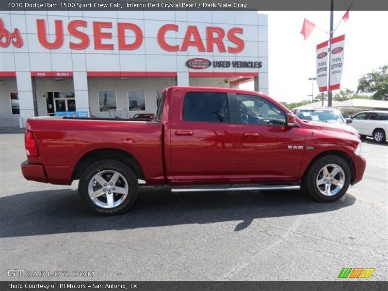 Inferno Red Crystal Pearl / Dark Slate Gray 2010 Dodge Ram 1500 Sport Crew Cab