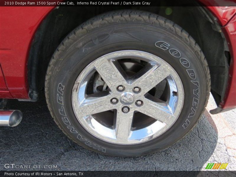 Inferno Red Crystal Pearl / Dark Slate Gray 2010 Dodge Ram 1500 Sport Crew Cab