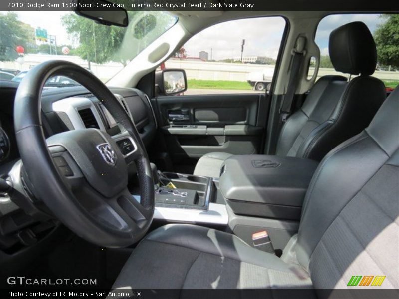 Inferno Red Crystal Pearl / Dark Slate Gray 2010 Dodge Ram 1500 Sport Crew Cab