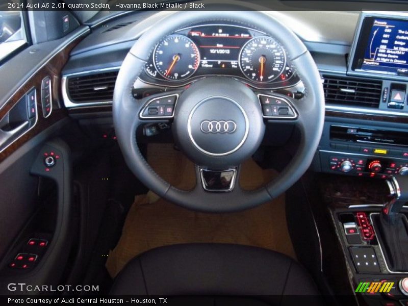 Havanna Black Metallic / Black 2014 Audi A6 2.0T quattro Sedan