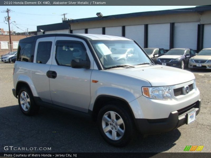 Alabaster Silver Metallic / Titanium 2010 Honda Element EX 4WD