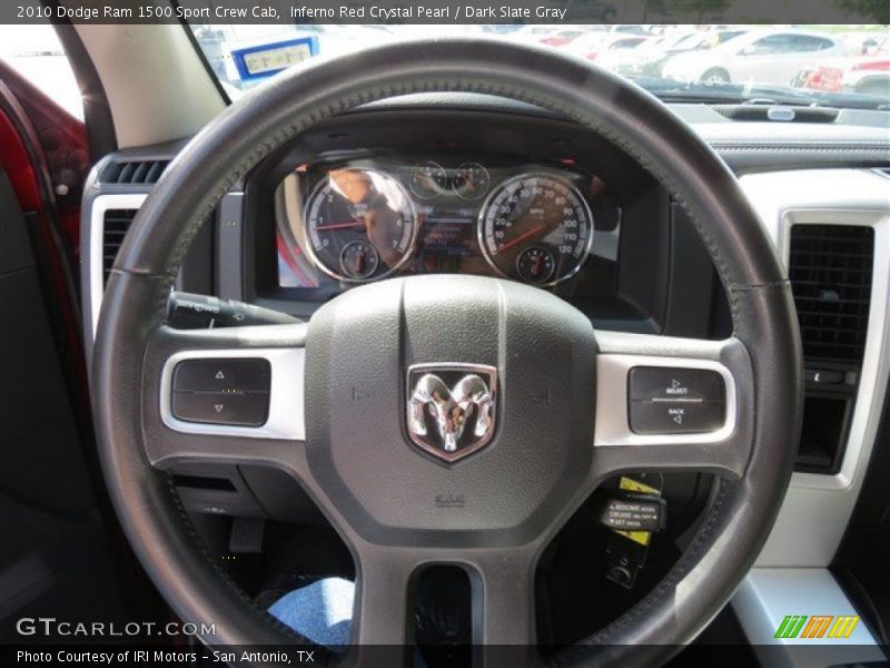 Inferno Red Crystal Pearl / Dark Slate Gray 2010 Dodge Ram 1500 Sport Crew Cab