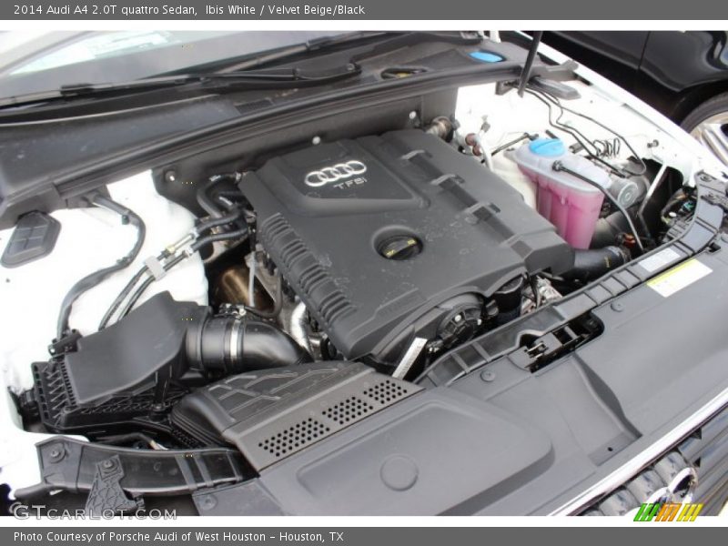  2014 A4 2.0T quattro Sedan Engine - 2.0 Liter Turbocharged FSI DOHC 16-Valve VVT 4 Cylinder