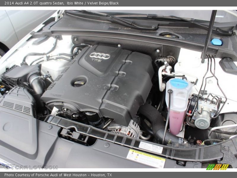  2014 A4 2.0T quattro Sedan Engine - 2.0 Liter Turbocharged FSI DOHC 16-Valve VVT 4 Cylinder