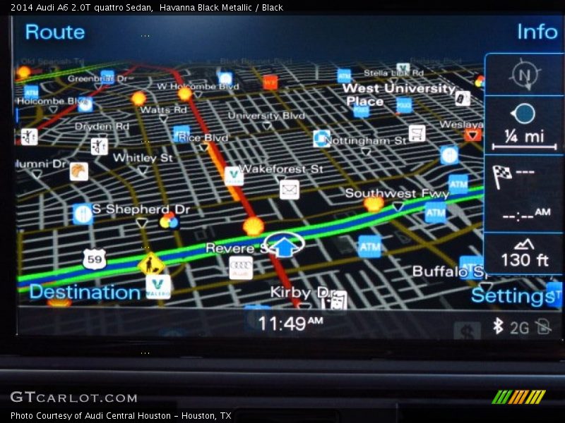 Havanna Black Metallic / Black 2014 Audi A6 2.0T quattro Sedan
