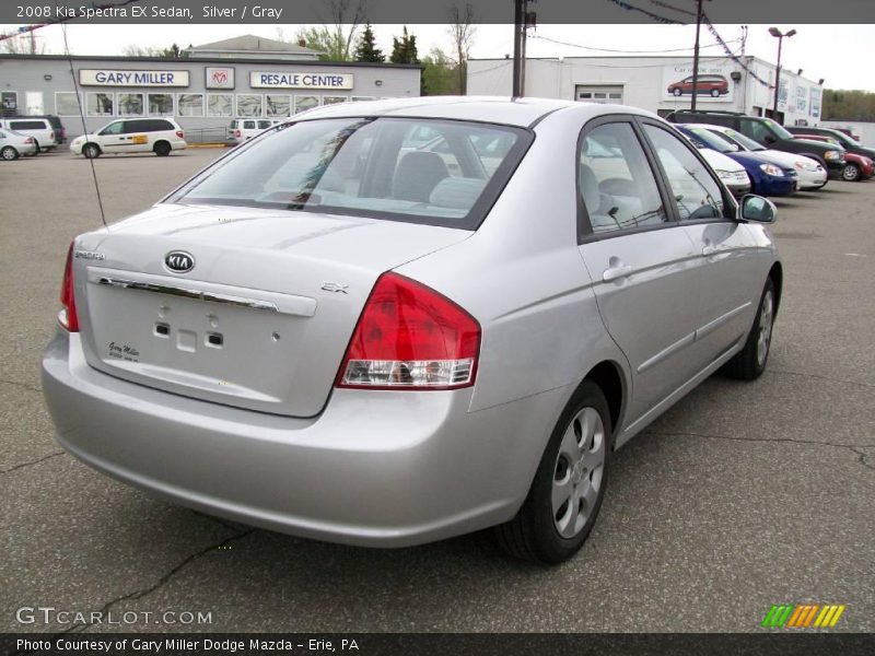 Silver / Gray 2008 Kia Spectra EX Sedan