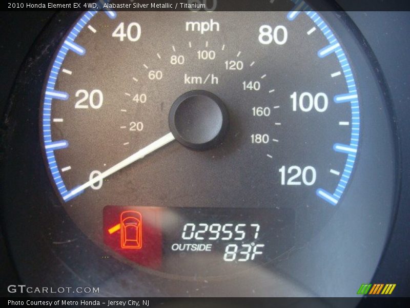 Alabaster Silver Metallic / Titanium 2010 Honda Element EX 4WD