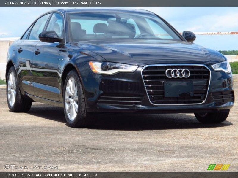 Phantom Black Pearl / Black 2014 Audi A6 2.0T Sedan